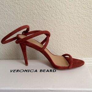 Verónica Beard Suede Strappy Heels